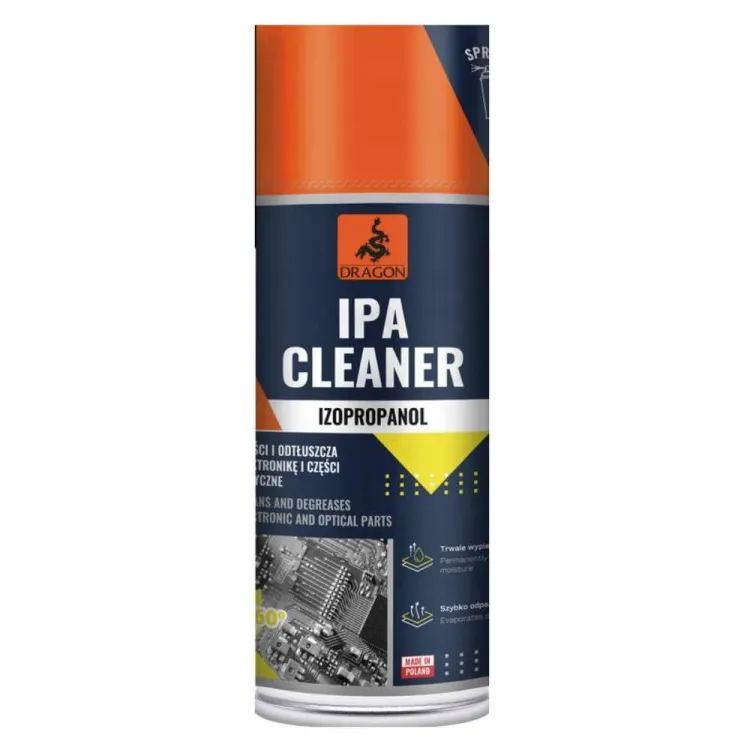 IPA Cleaner Izopropanol spray do elektroniki optyki 400ml Dragon