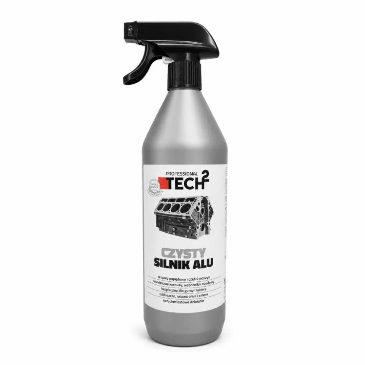 Preparat do mycia silnika aluminium usuwa oleje smary atomizer 1l Tech2