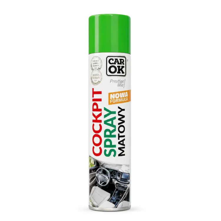Spray do kokpitu matowy czyści konserwuje antystatyczny 600ml Car OK