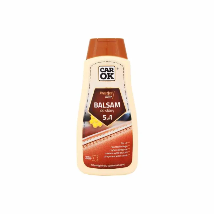Balsam do skóry 5w1 z woskiem tapicerka i galanteria skórzana Car OK 500ml