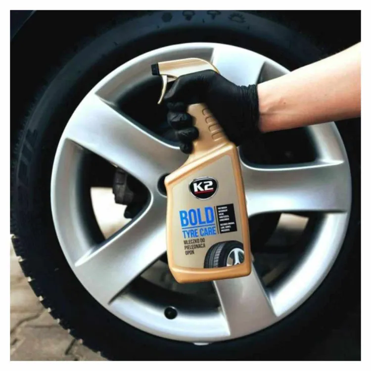 Preparat do pielęgnacji nabłyszczania opon mleczko K2 Bold Tyre Care 700ml