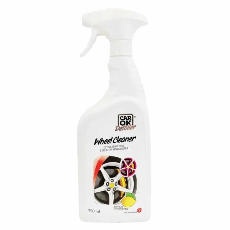 Środek żelowy do czyszczenia felg z efektem krwawienia 750ml cytrusowy Car Ok