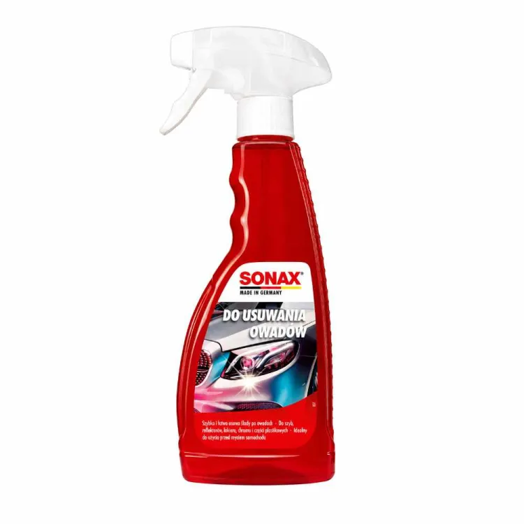 Preparat do usuwania owadów z szyb reflektorów lakieru spray 500ml Sonax