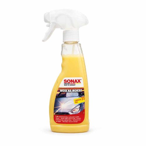Wosk samochodowy na mokro Carnauba wysoki połysk spray 500ml Sonax
