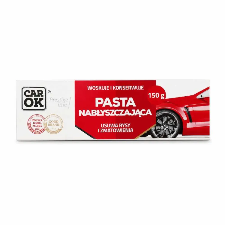 Pasta nabłyszczająca do lakieru auta 150g usuwa rysy i przebarwienia Car OK