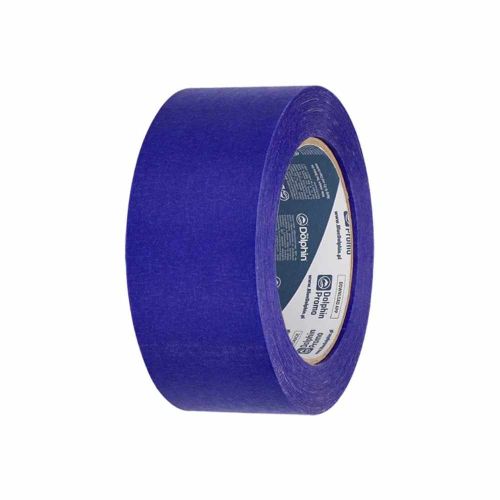 Taśma malarska Blue Dolphin niebieska 48mm 50m papierowa wiele powierzchni