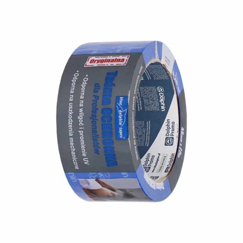 Taśma ochronna zewnętrzna Blue Dolphin niebieska wodoodporna 48mm x 25m