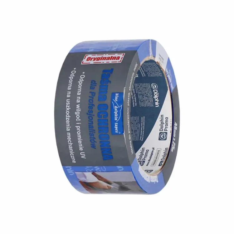 Taśma ochronna zewnętrzna Blue Dolphin niebieska wodoodporna 48mm x 25m