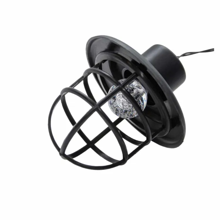 Girlanda solarna ogrodowa 10 LED IP44 latarnie retro ciepła biała 4IQ