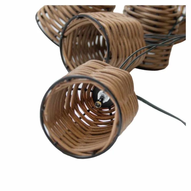 Girlanda solarna ogrodowa 10 LED koszyczki ciepła biel IP44 4iQ
