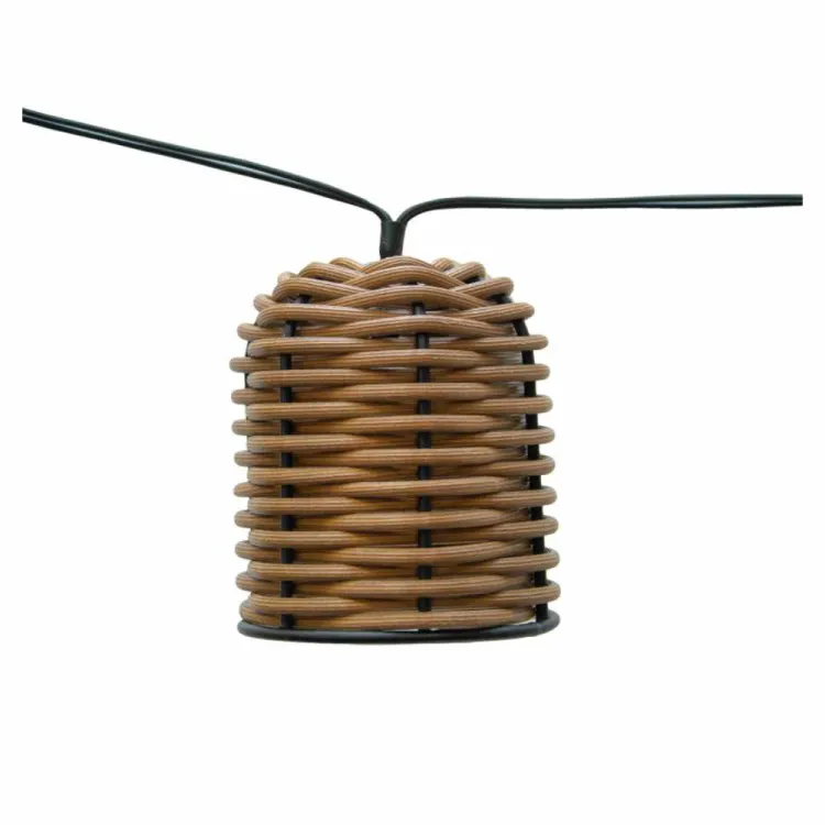 Girlanda solarna ogrodowa 10 LED koszyczki ciepła biel IP44 4iQ