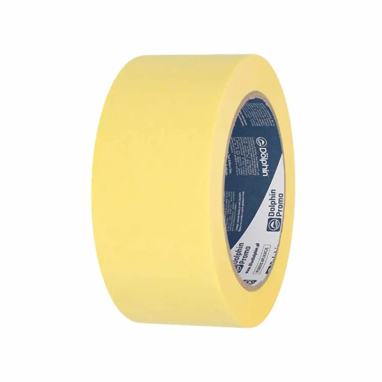 Taśma malarska Blue Dolphin papierowa maskująca żółta 48mm x 50m