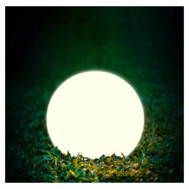 Lampa solarna ogrodowa kula LED 40cm świeci do 8h regulowana barwa Goldlux