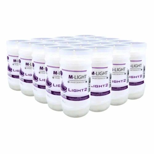 Wkład parafinowy do zniczy 48h 10,6x5,6cm równomierne spalanie M-Light 2