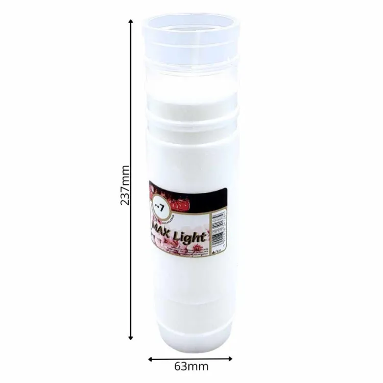 Wkład do zniczy Max Light 6-7 dni 235x63mm odporny na wysokie temperatury