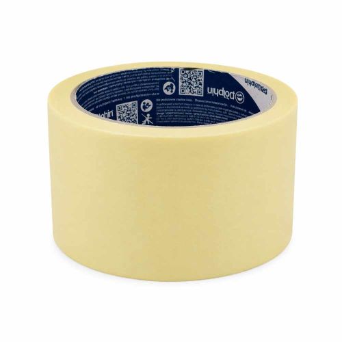 Taśma malarska papierowa 48mm x 32m żółta Blue Dolphin