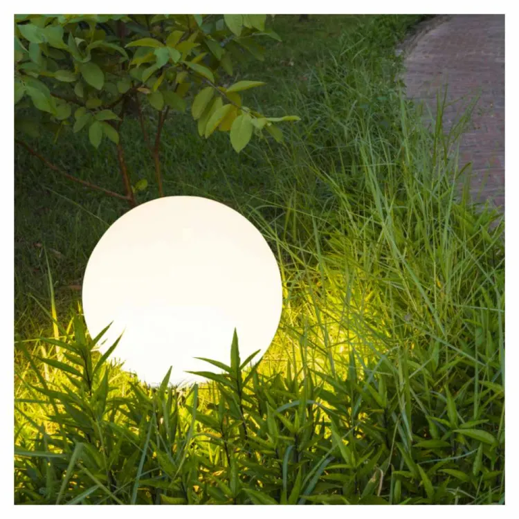 Lampa solarna ogrodowa kula LED 30cm świeci do 8h regulowana barwa Goldlux