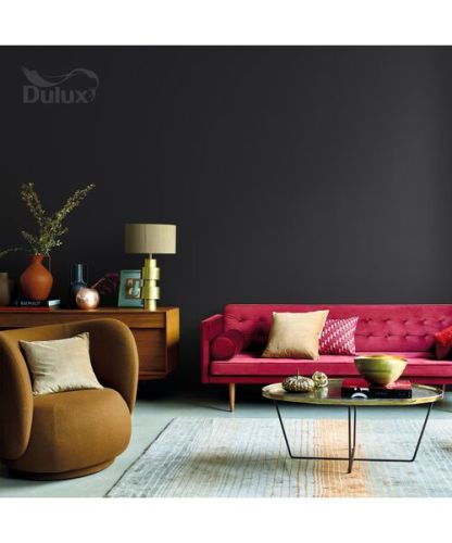 Farba ceramiczna Dulux Ambiance Ceramic Premium Black 2,5L odporna na plamy i szorowanie do ścian i sufitów