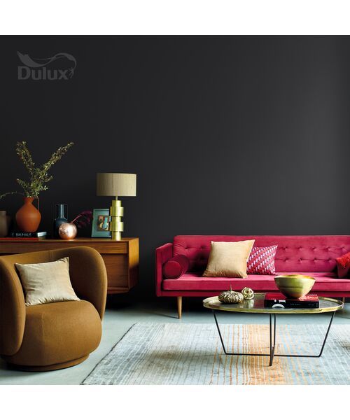 Farba ceramiczna Dulux Ambiance Ceramic Premium Black 2,5L odporna na plamy i szorowanie do ścian i sufitów