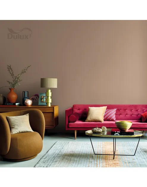 Farba ceramiczna Dulux Ambiance Ceramic Prestige Brown 2,5L odporna na plamy i szorowanie do ścian i sufitów