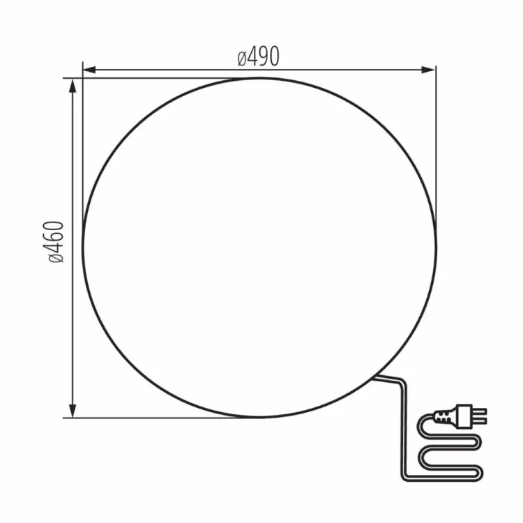 Lampa ogrodowa kula granitowa E27 49 cm IP65 Kanlux STONO 490 N z wymiennym źródłem światła