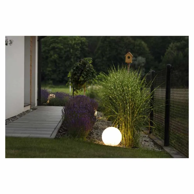 Lampa ogrodowa kula granitowa E27 49 cm IP65 Kanlux STONO 490 N z wymiennym źródłem światła