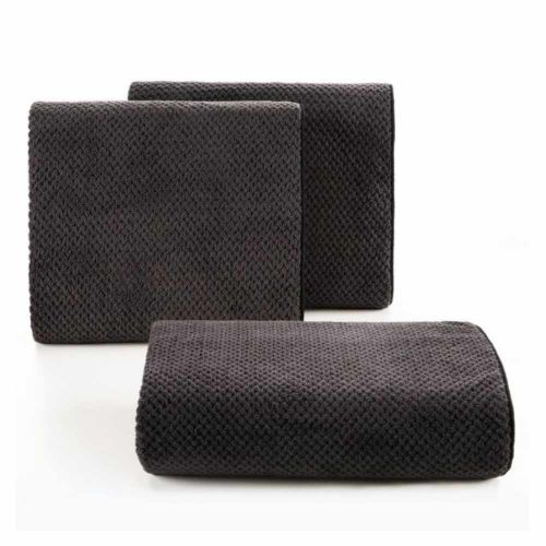 Ręcznik szybkoschnący z mikrofibry 30x50cm 280g/m2 stalowy ZOE1 Eurofirany-