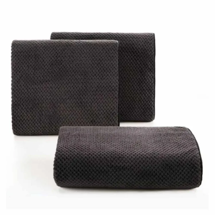 Ręcznik szybkoschnący z mikrofibry 30x50cm 280g/m2 stalowy ZOE1 Eurofirany-