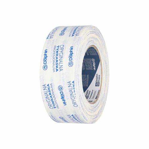 Taśma tynkarska 30 dni mocny chwyt 48mm 50m pomarańczowa Blue Dolphin