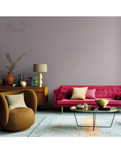 Farba ceramiczna Dulux Ambiance Ceramic Violet Villa 2,5L odporna na plamy i szorowanie do ścian i sufitów