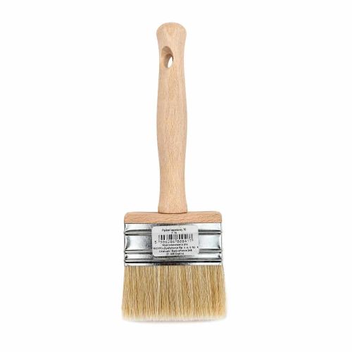 Pędzel tapetowy 70x30mm do kleju farb gruntów drewniany uchwyt gwint SONSIL