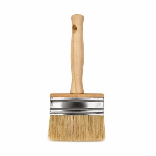 Pędzel tapetowy 90x30mm do kleju farb gruntów drewniany uchwyt gwint SONSIL