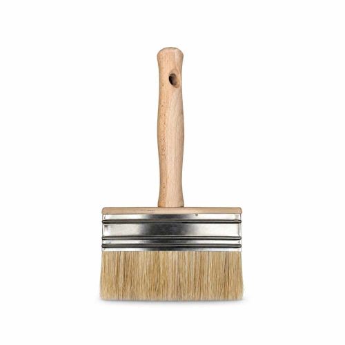 Pędzel tapetowy 110x30mm do kleju farb gruntu drewniany uchwyt gwint SONSIL