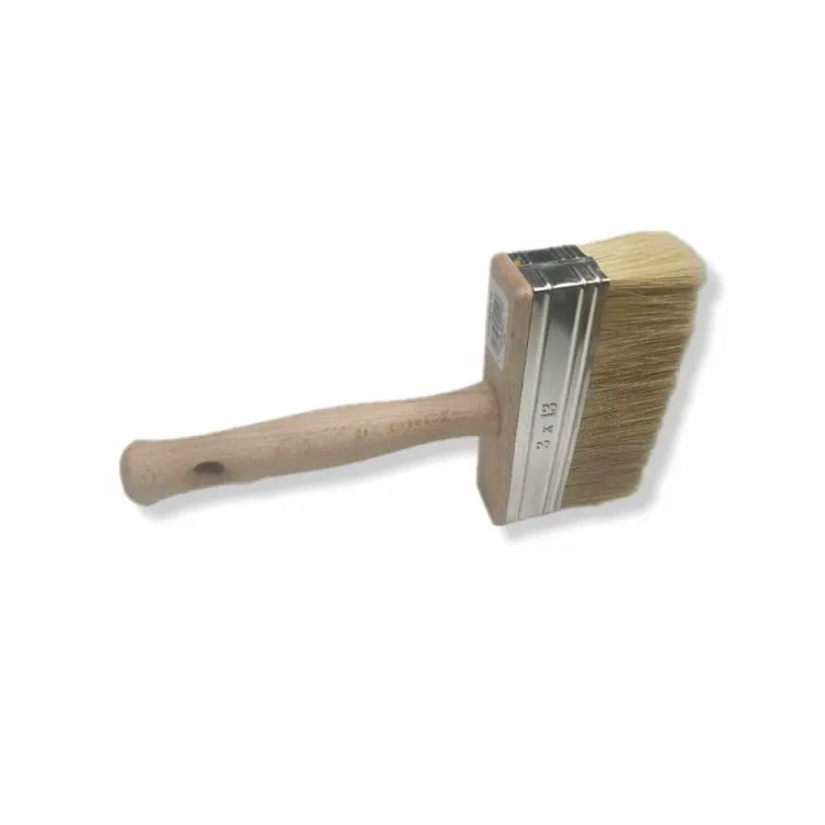 Pędzel tapetowy 130x30mm do kleju farb gruntu drewniany uchwyt gwint SONSIL