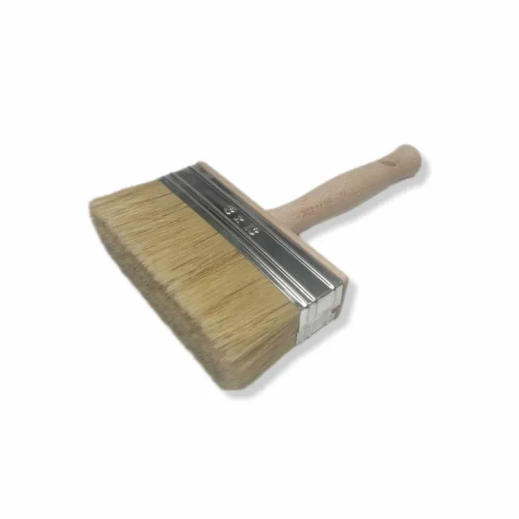Pędzel tapetowy 130x30mm do kleju farb gruntu drewniany uchwyt gwint SONSIL