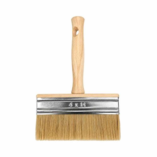 Pędzel tapetowy 140x40mm do kleju farb gruntu drewniany uchwyt gwint SONSIL