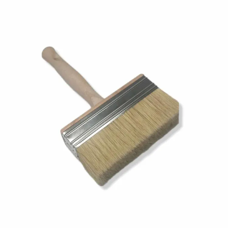 Pędzel tapetowy 150x45mm do kleju farb gruntu drewniany uchwyt gwint SONSIL