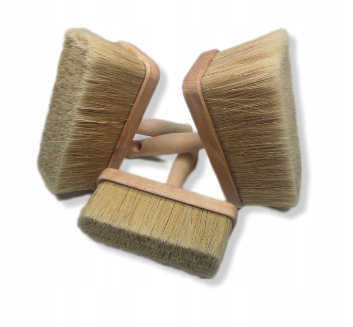 Pędzel ławkowiec 170x65mm klej farba grunt drewniany uchwyt gwint SONSIL