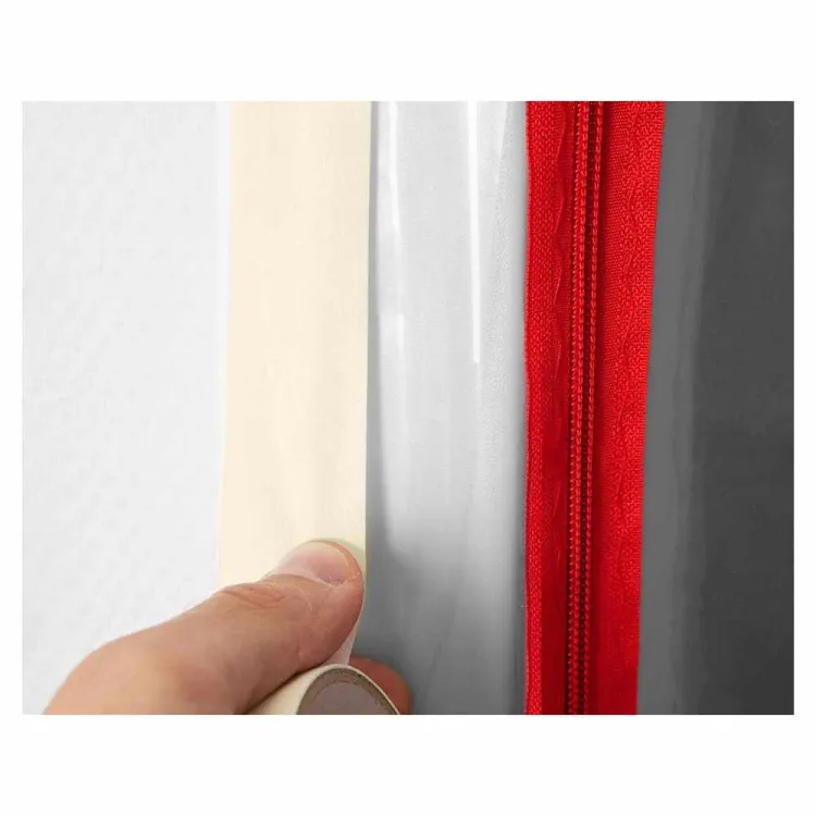 Kurtyna przeciwpyłowa do drzwi z zamkiem 120x210cm PE NEO Tools 49-801