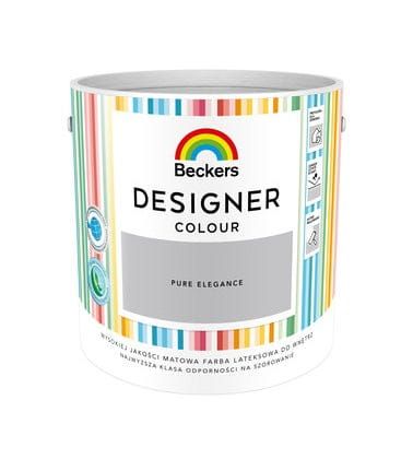 Farba lateksowa Beckers Designer Colour Pure Elegance 2,5 plamoodporna matowa do ścian i sufitów