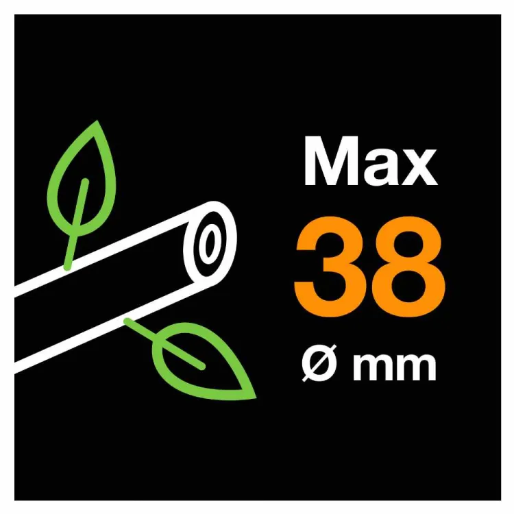 Sekator nożycowy do gałęzi Fiskars L70 PowerGear S 38mm dwuręczny FiberComp