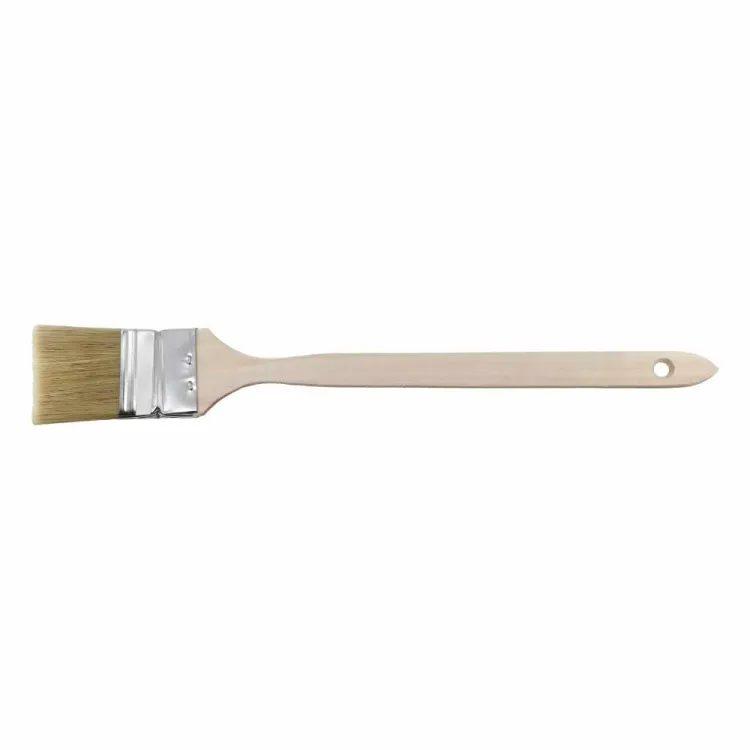 Pędzel kaloryferowy kątowy 60mm 2,5" długi drewno do trudnych miejsc KAEM