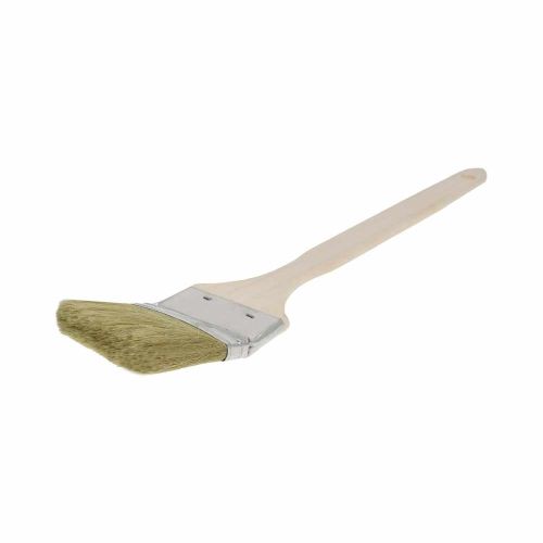 Pędzel kaloryferowy kątowy 75mm 3" długi drewno do trudnych miejsc KAEM