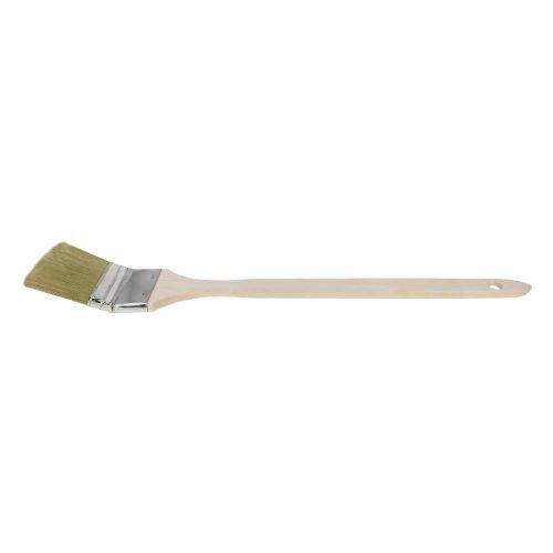 Pędzel kaloryferowy kątowy 75mm 3" długi drewno do trudnych miejsc KAEM