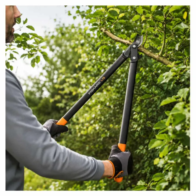 Zestaw sekatorów nożycowych Fiskars L78 + P26 do gałęzi 50mm stalowe ostrza