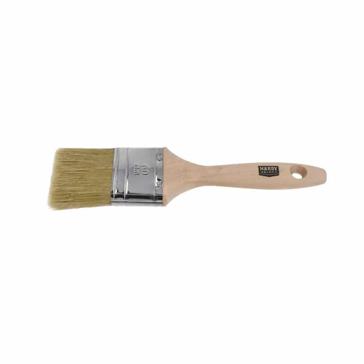 Pędzel płaski 60mm do różnych powierzchni Naturmix drewniany uchwyt Hardy