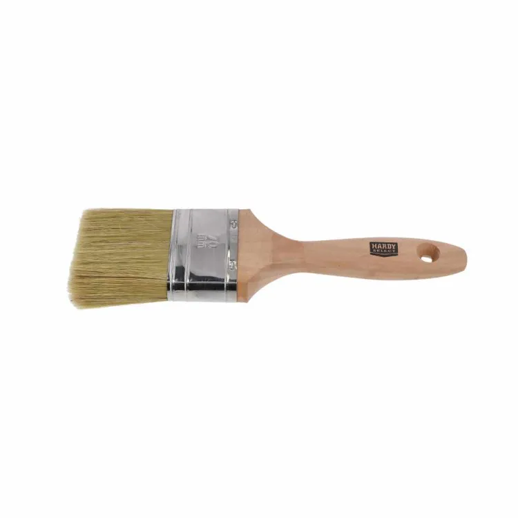 Pędzel płaski 70mm do różnych powierzchni Naturmix drewniany uchwyt Hardy