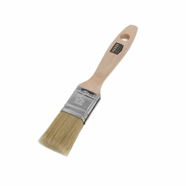 Pędzel płaski 30mm do różnych powierzchni Naturmix drewniany uchwyt Hardy