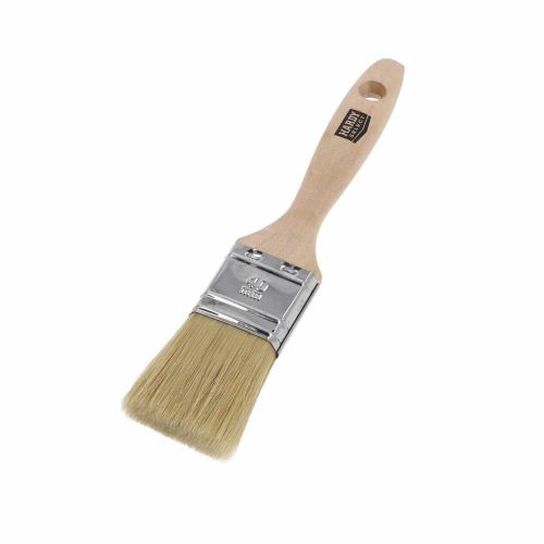 Pędzel płaski 40mm do różnych powierzchni Naturmix drewniany uchwyt Hardy