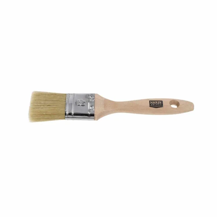 Pędzel płaski 40mm do różnych powierzchni Naturmix drewniany uchwyt Hardy